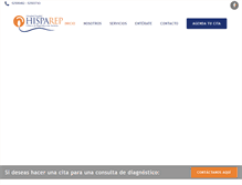 Tablet Screenshot of hisparep.com.mx